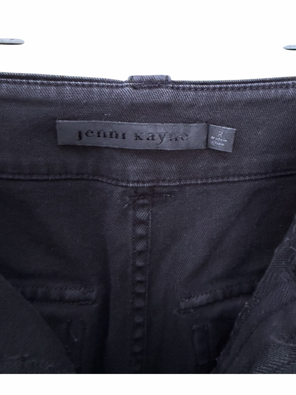 Jenni Kayne Black Ranger Trouser Pants Size 2 High Rise Cotton Blend $325 - Picture 3 of 12